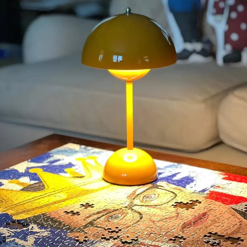 Dilvane – Lampada da tavolo a cupola LED senza fili