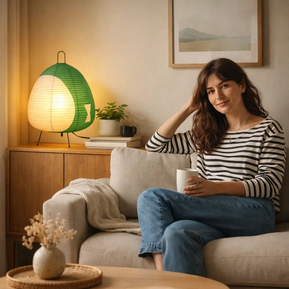 Akoria – Washi Paper Tripod Table Lamp