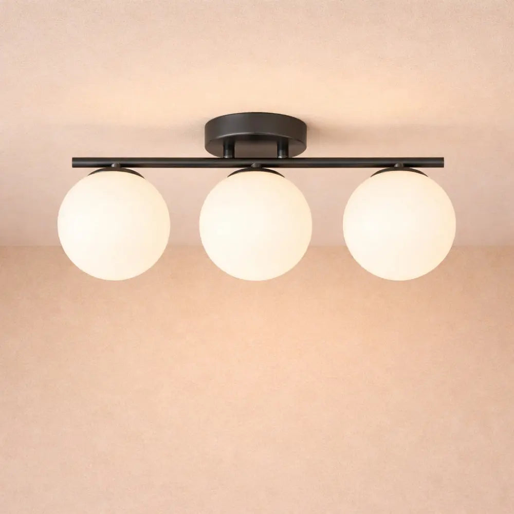 Dorvion – Lampada da soffitto LED Ottone opalino Duo