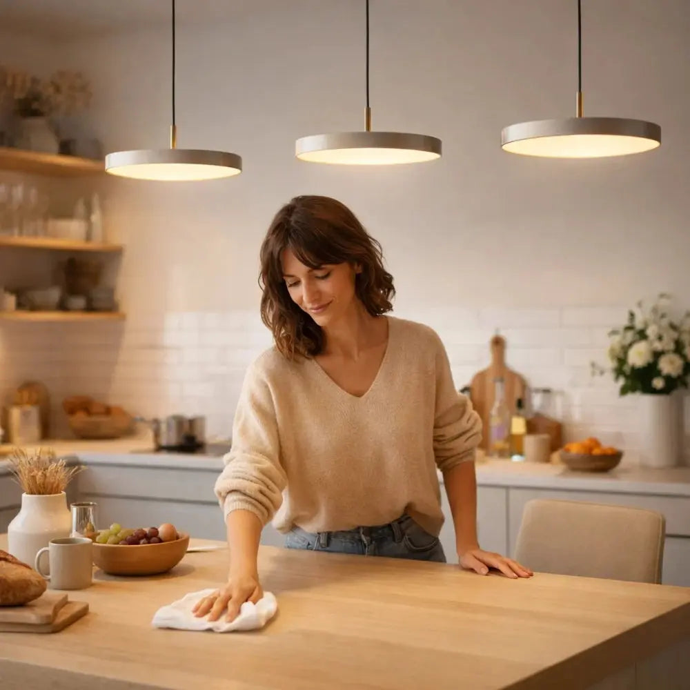 Orlena – Suspension de cuisine à disque flottant
