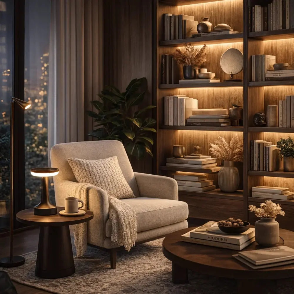 Lunarya - LED Touch Halo Table Lamp