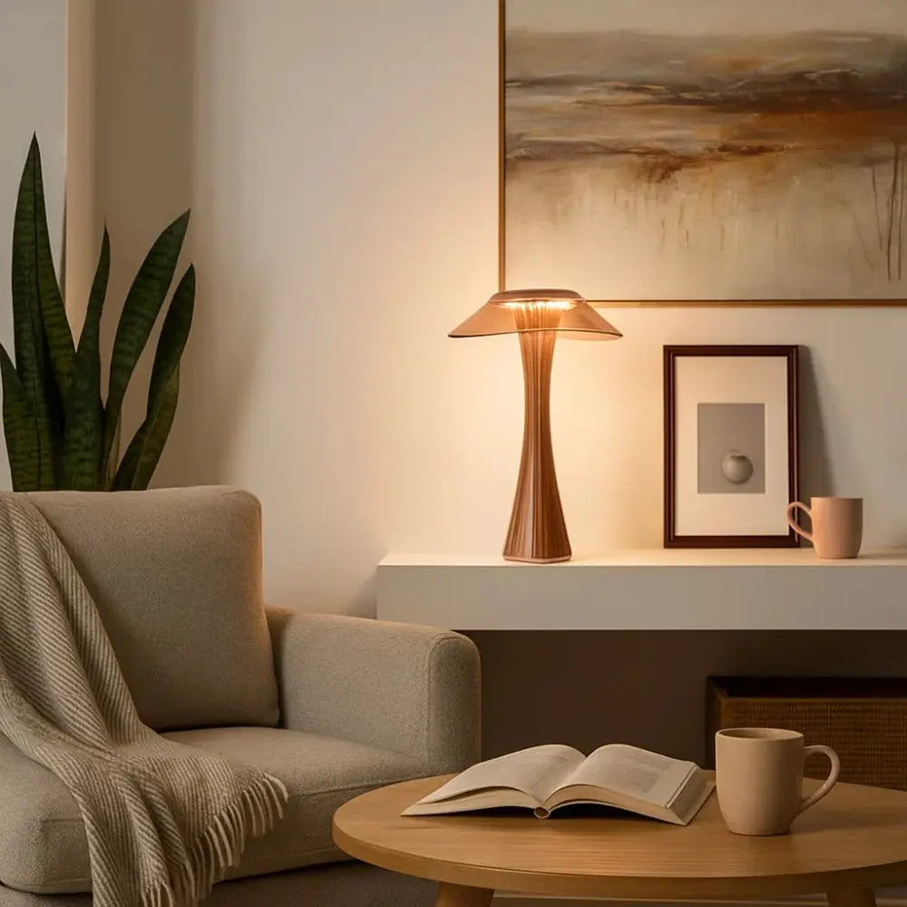 Auralise - Crystal LED stolní lampa bezdrátové svícení