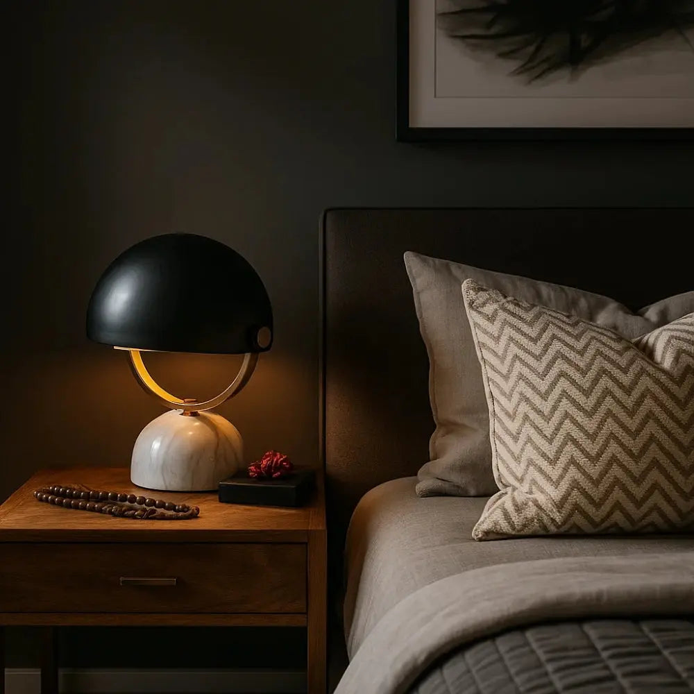 Marvellis - Modern Marble Bedside Lamp