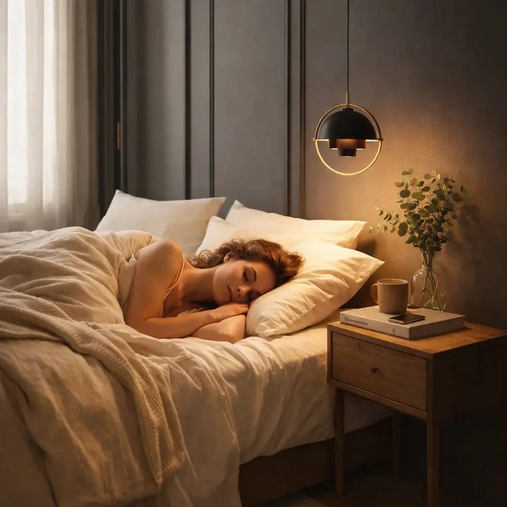 Lunvex – Gold Pivoting Dome Pendant Light