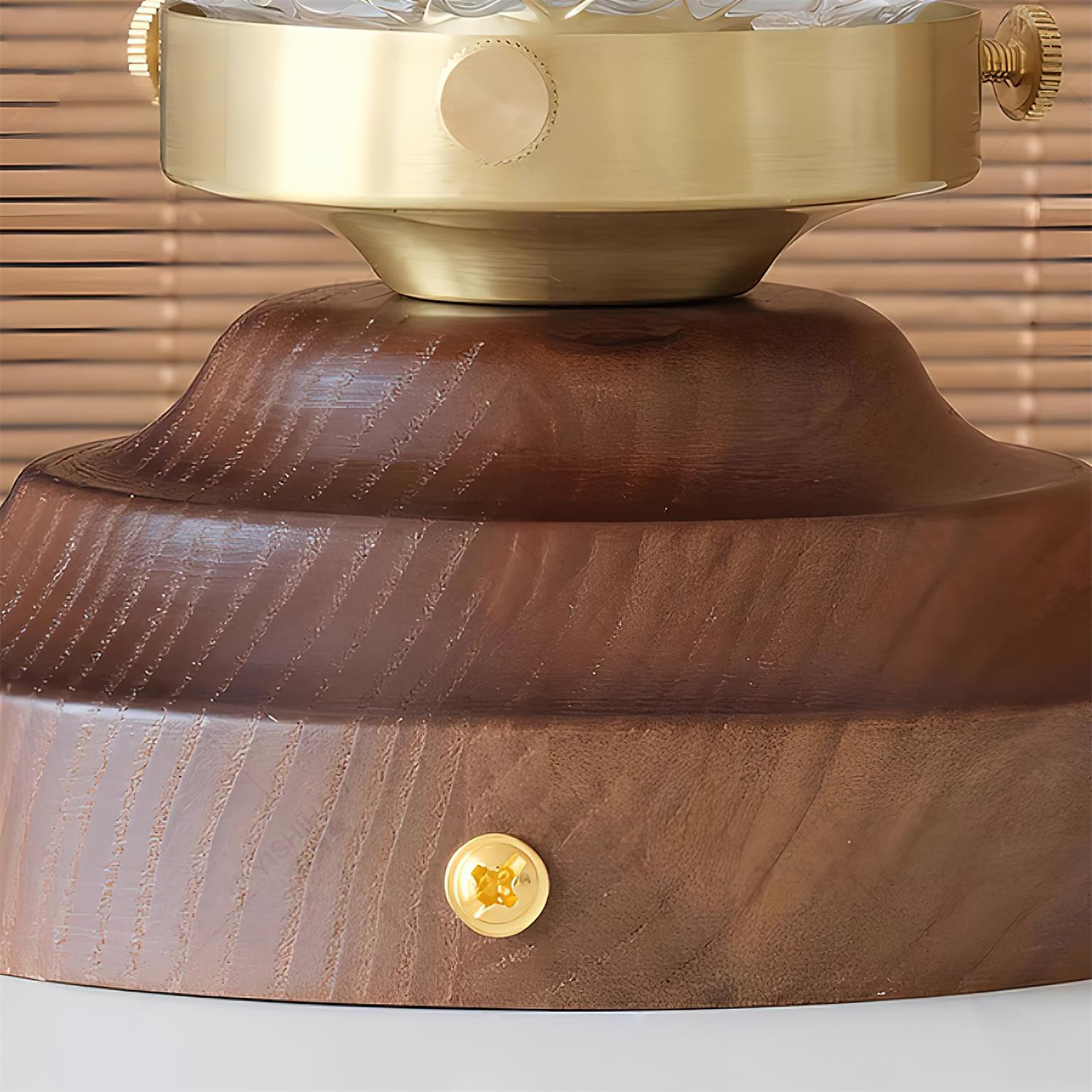 Lunidora – Plafonnier sphérique en verre taillé de style rétro