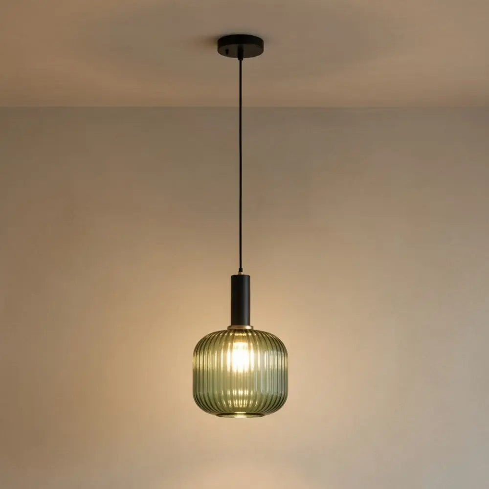 Chromeaura – Suspension en verre rétro en forme de vague