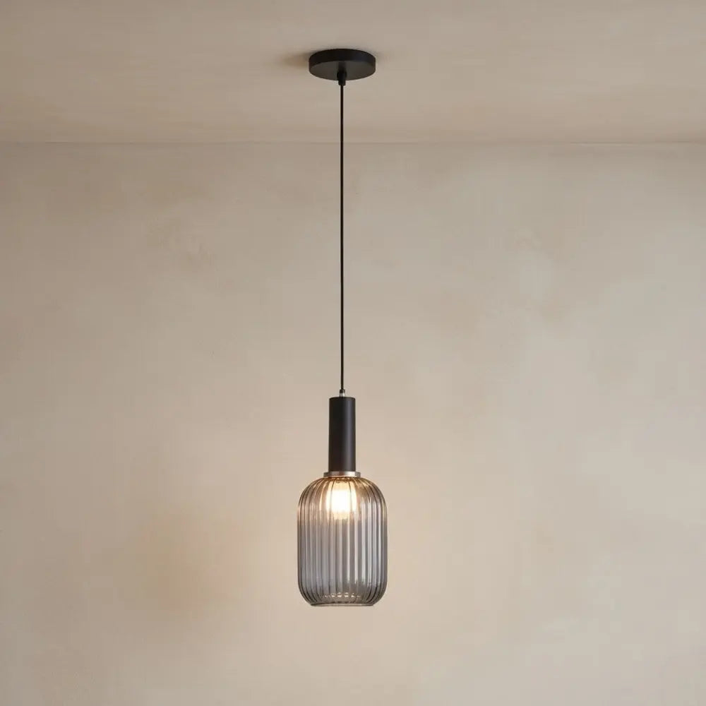 Chromeaura – Suspension en verre rétro en forme de vague