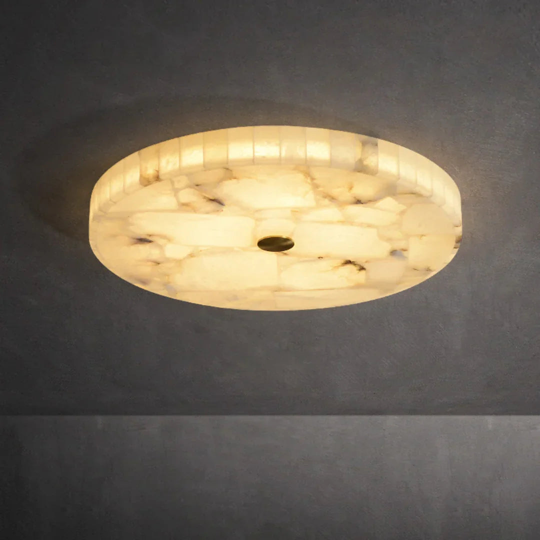 Maelis – Marble Flush Ceiling Light