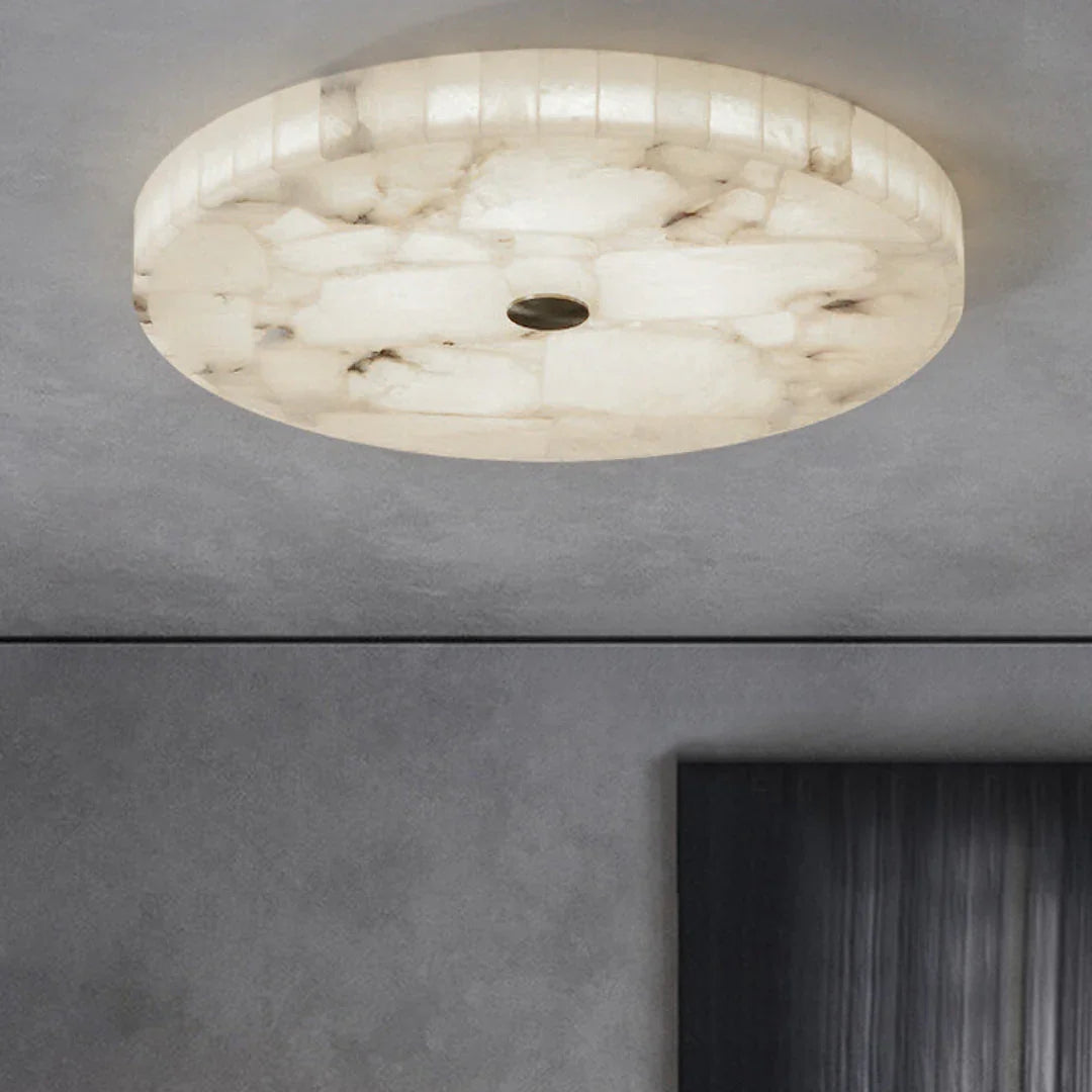 Maelis – Marble Flush Ceiling Light