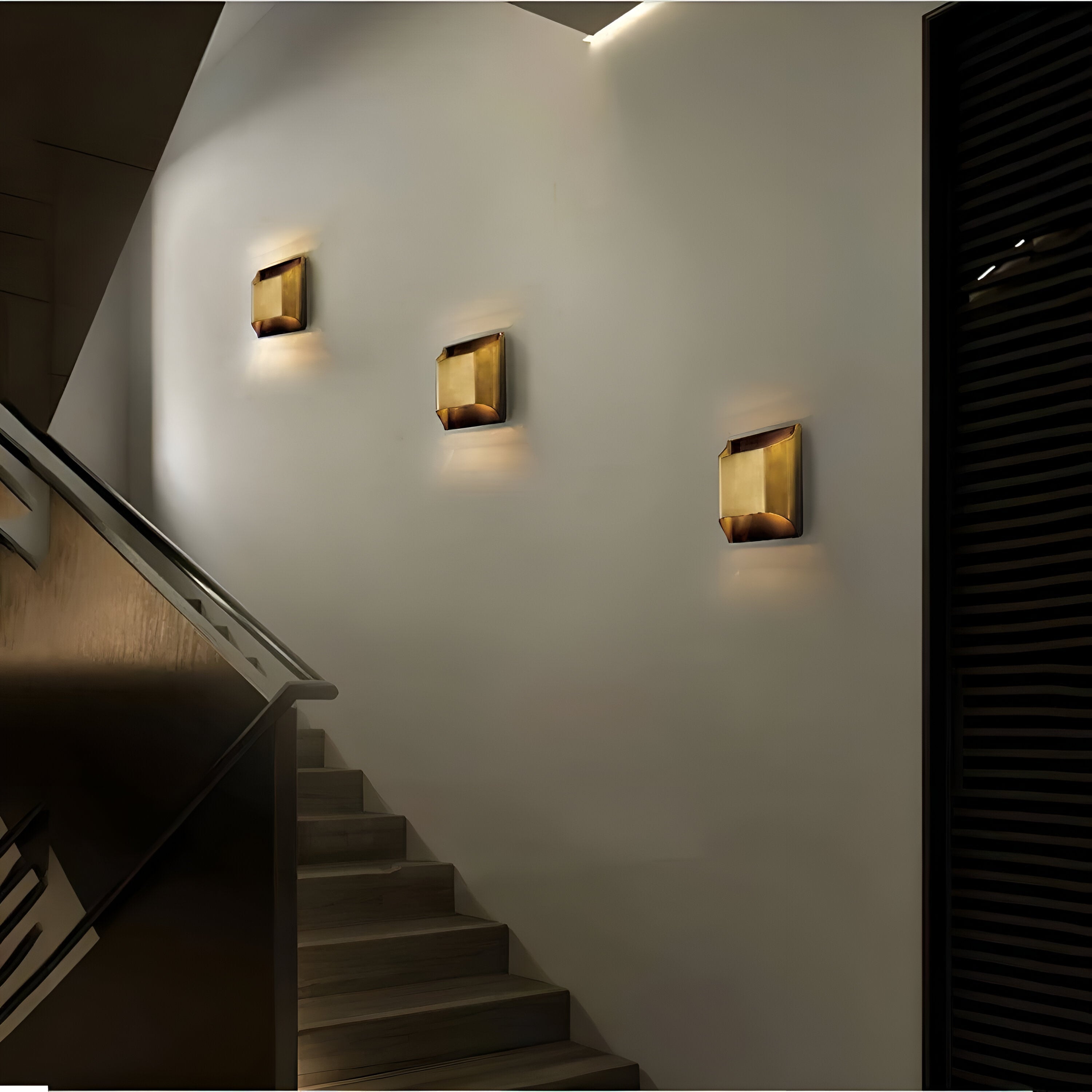 Luthaire - Copper Double Lights Antique Style Wall Light