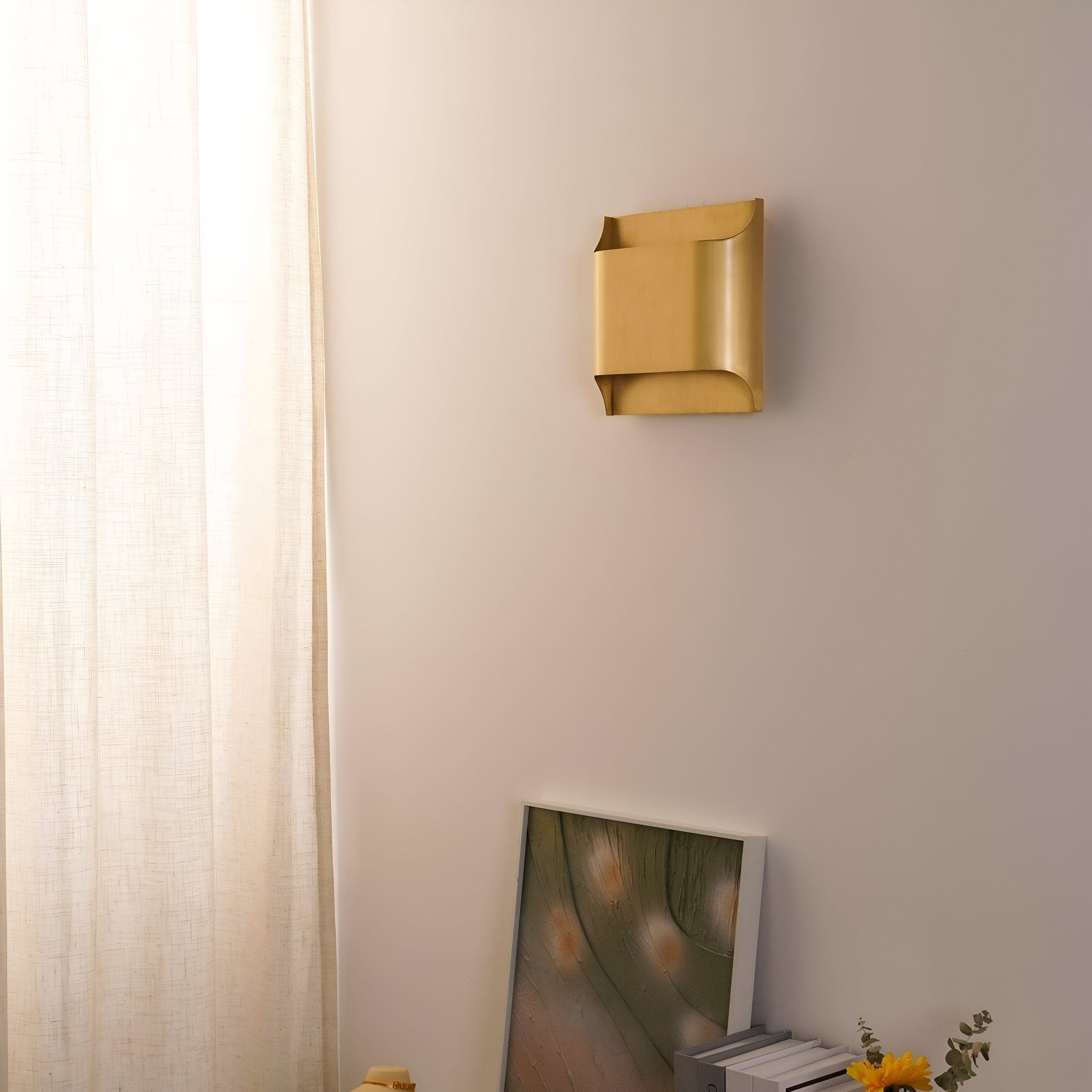 Luthaire - Copper Double Lights Antique Style Wall Light