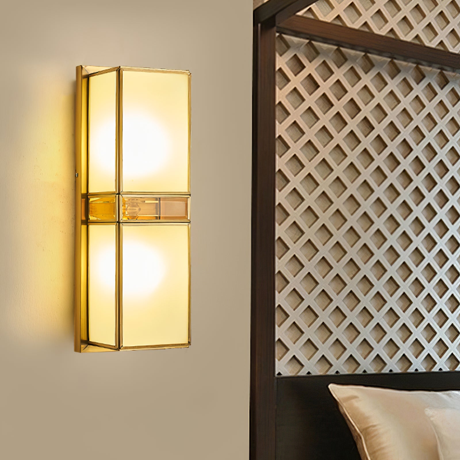 Elaric - Retro Magari Messing IP65 Vandtæt Udendørs Væglampe