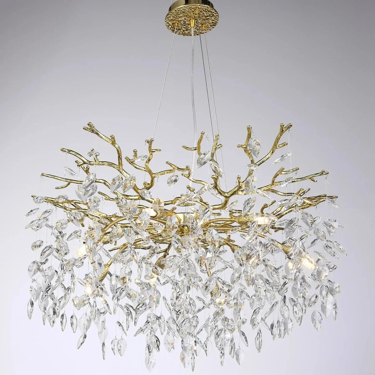 Clarynne Moderne Vandfaldskrystal Lysekrone