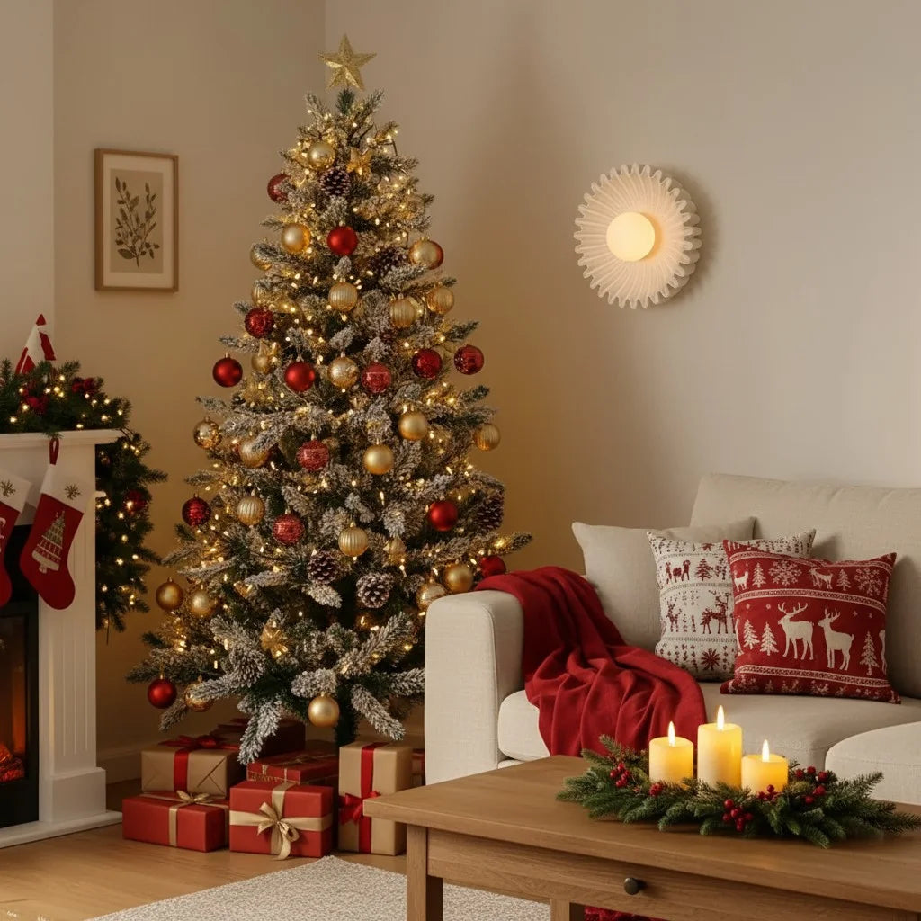 Floravi – Ruhi Flower Nordic Ceramic Wall Light