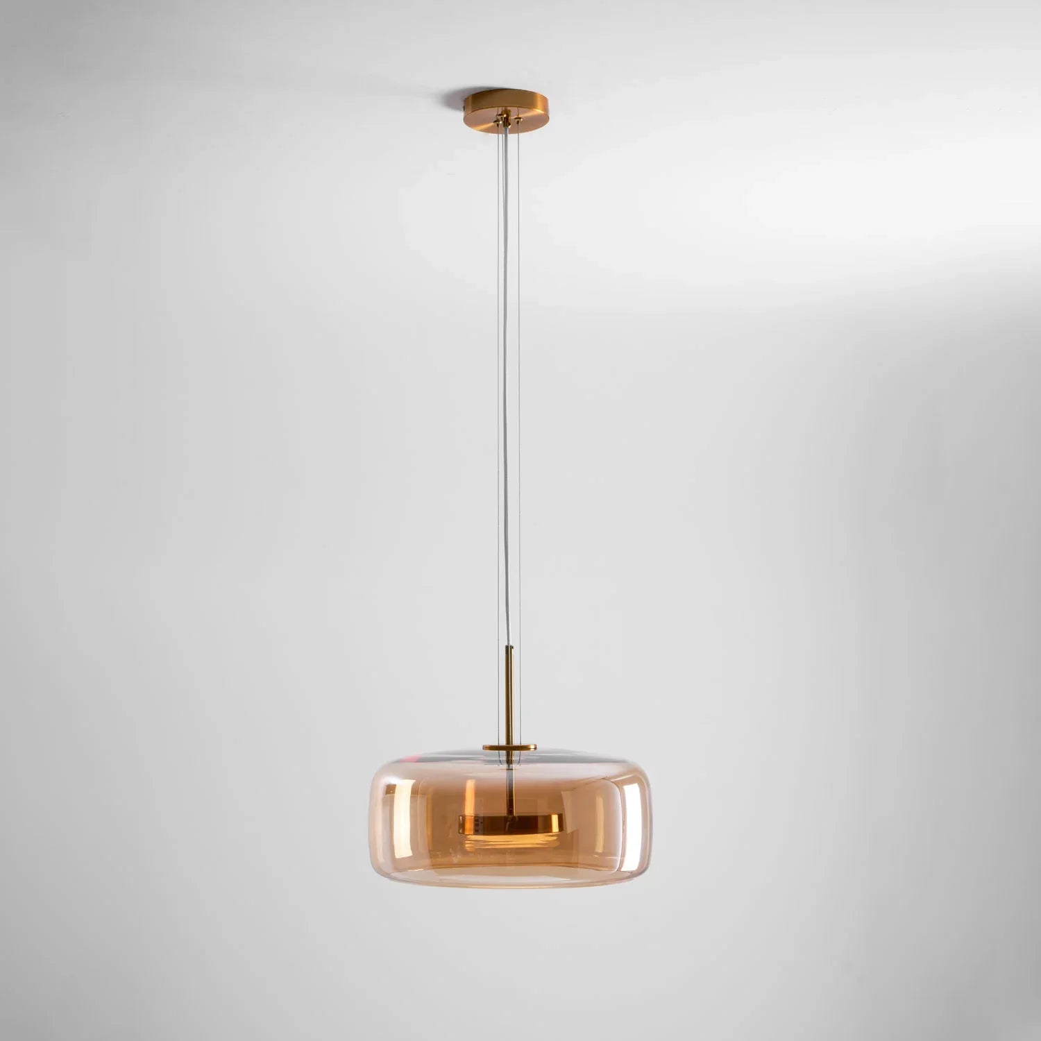 Ceyra – LED závěsné svítidlo do jídelny vintage sklo