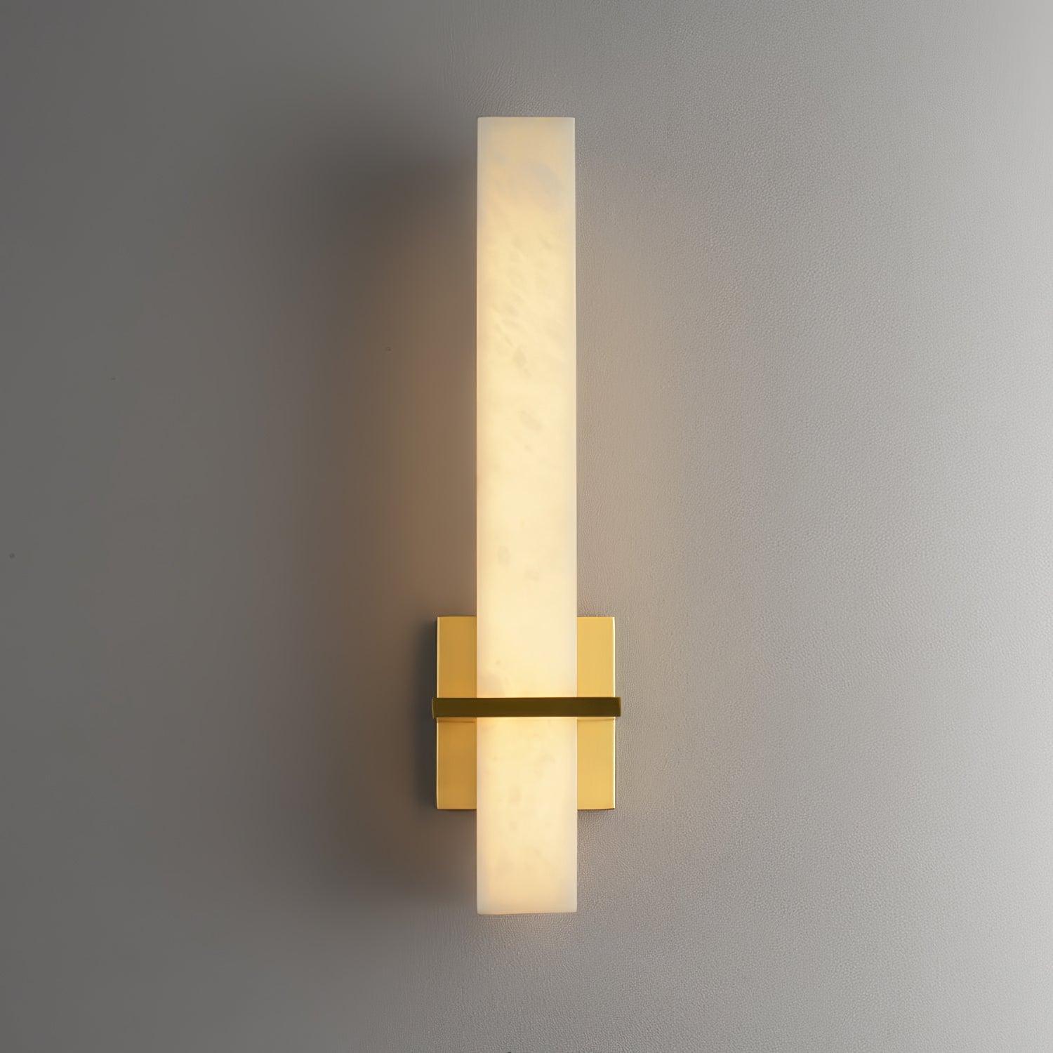 Almoran - Lampă de perete LED din alamă alabastru