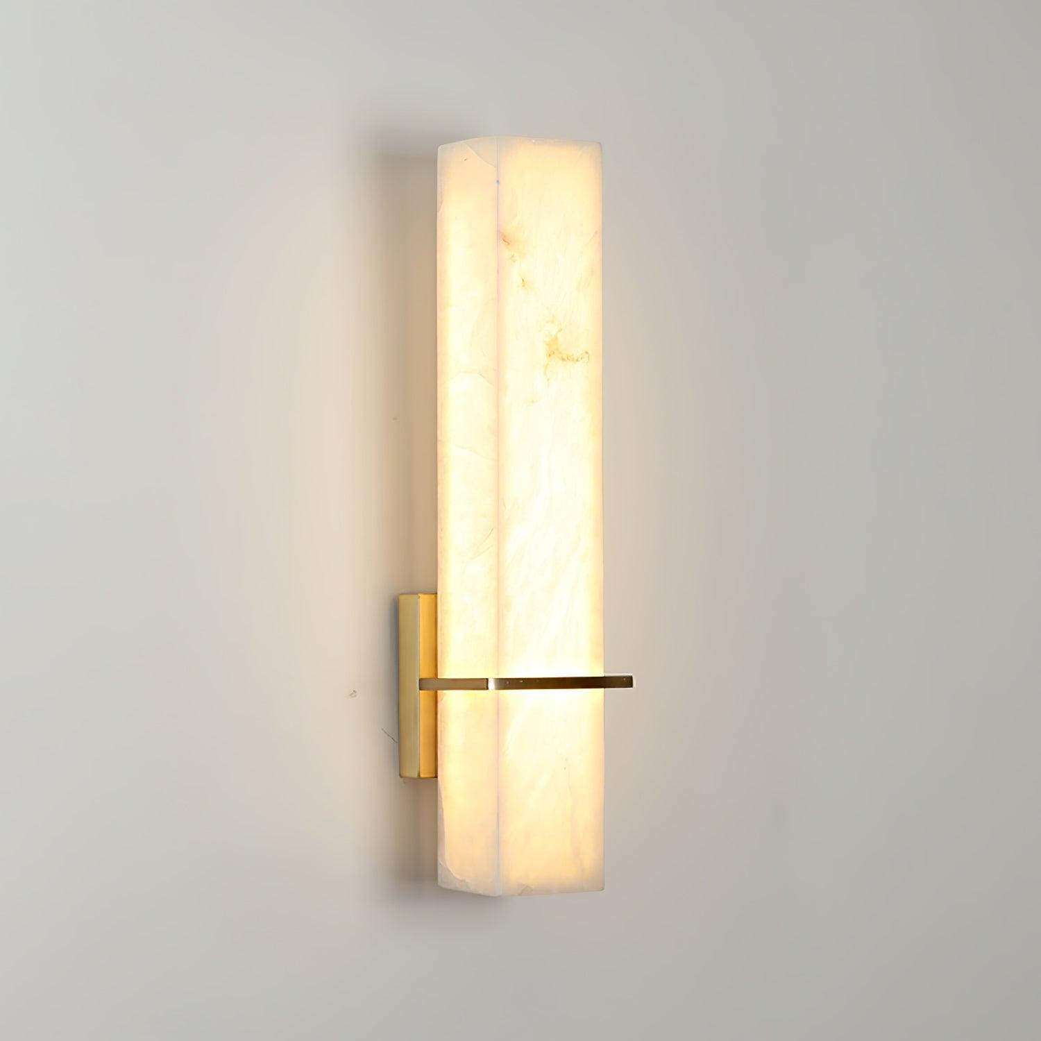 Almoran - Lampă de perete LED din alamă alabastru