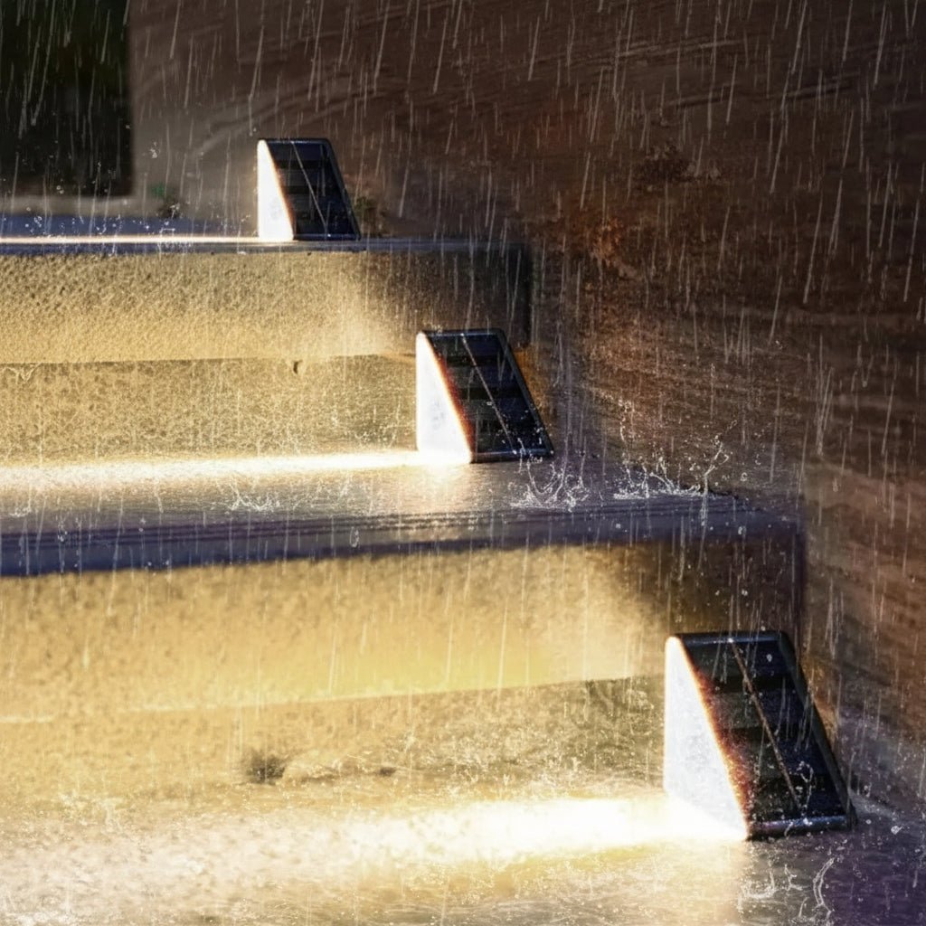 Livane – Lampada LED Solare Angolata per Gradini
