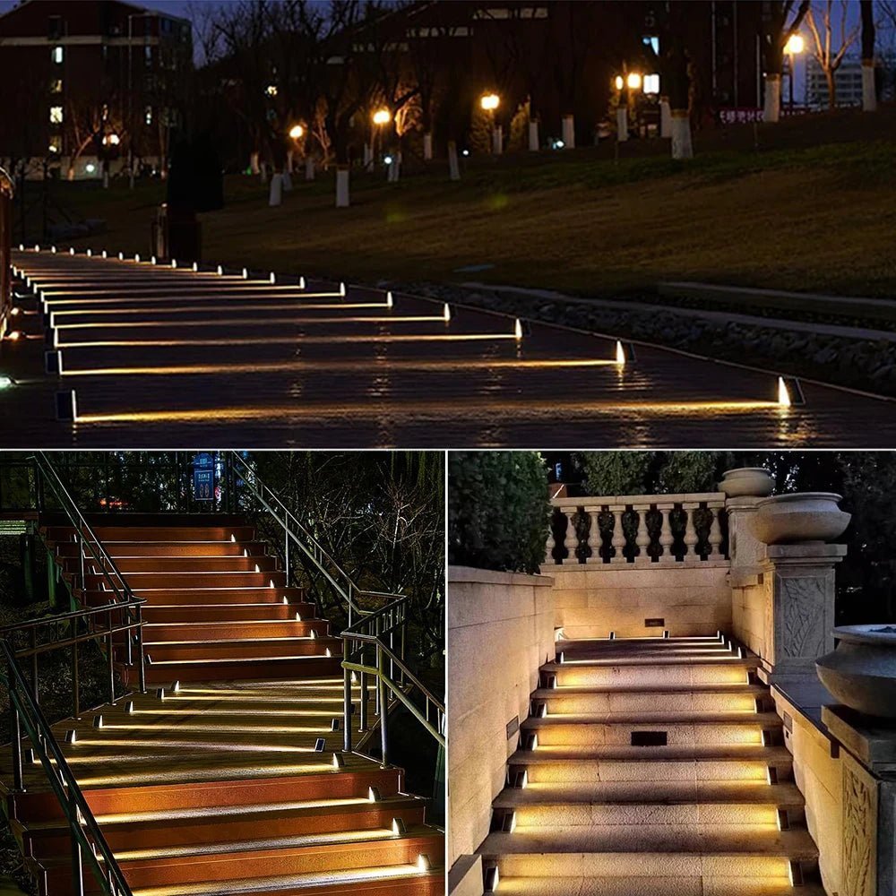 Livane – Lampada LED Solare Angolata per Gradini