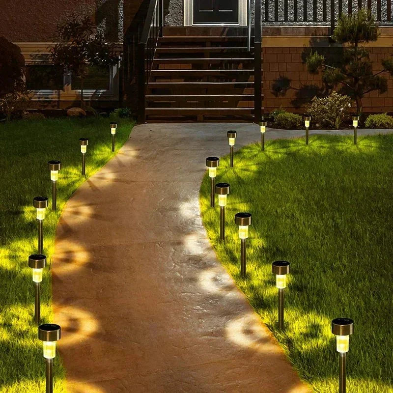 Solvion – Moderní solární LED stojací světlo ve tvaru válce