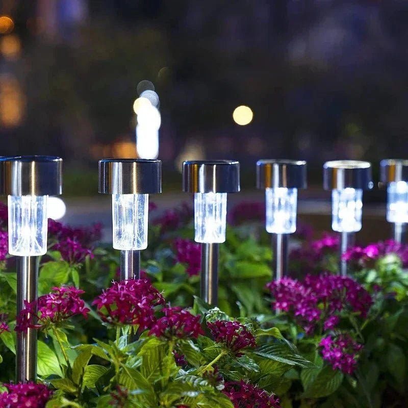 Solvion – Moderní solární LED stojací světlo ve tvaru válce