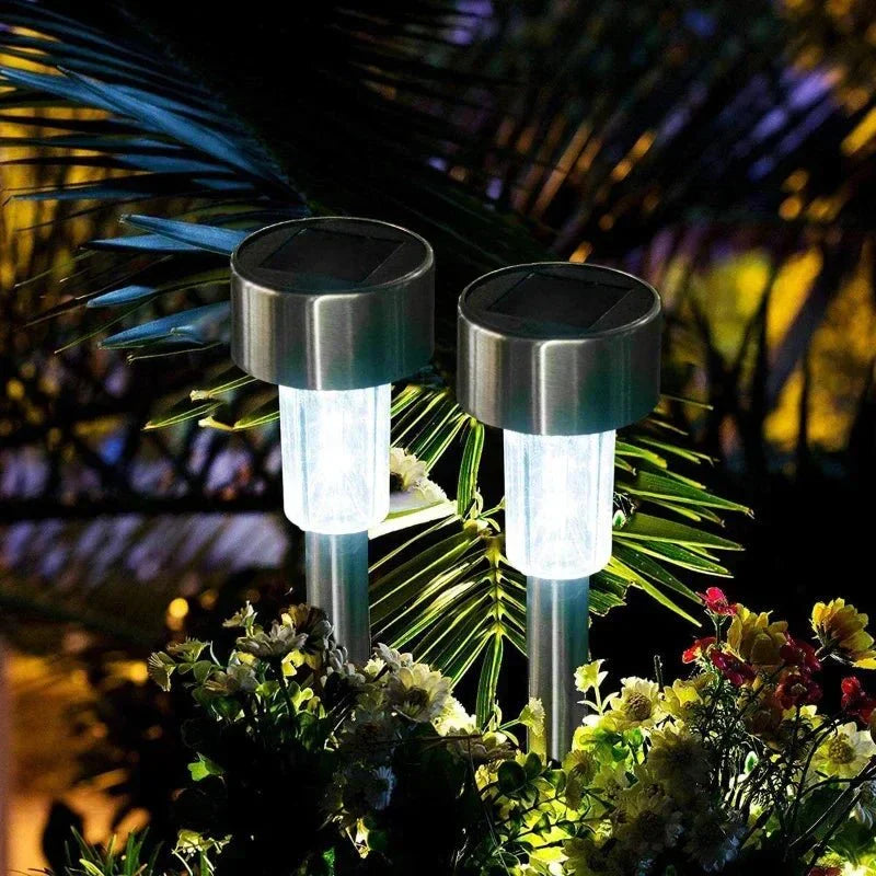 Solvion – Moderní solární LED stojací světlo ve tvaru válce
