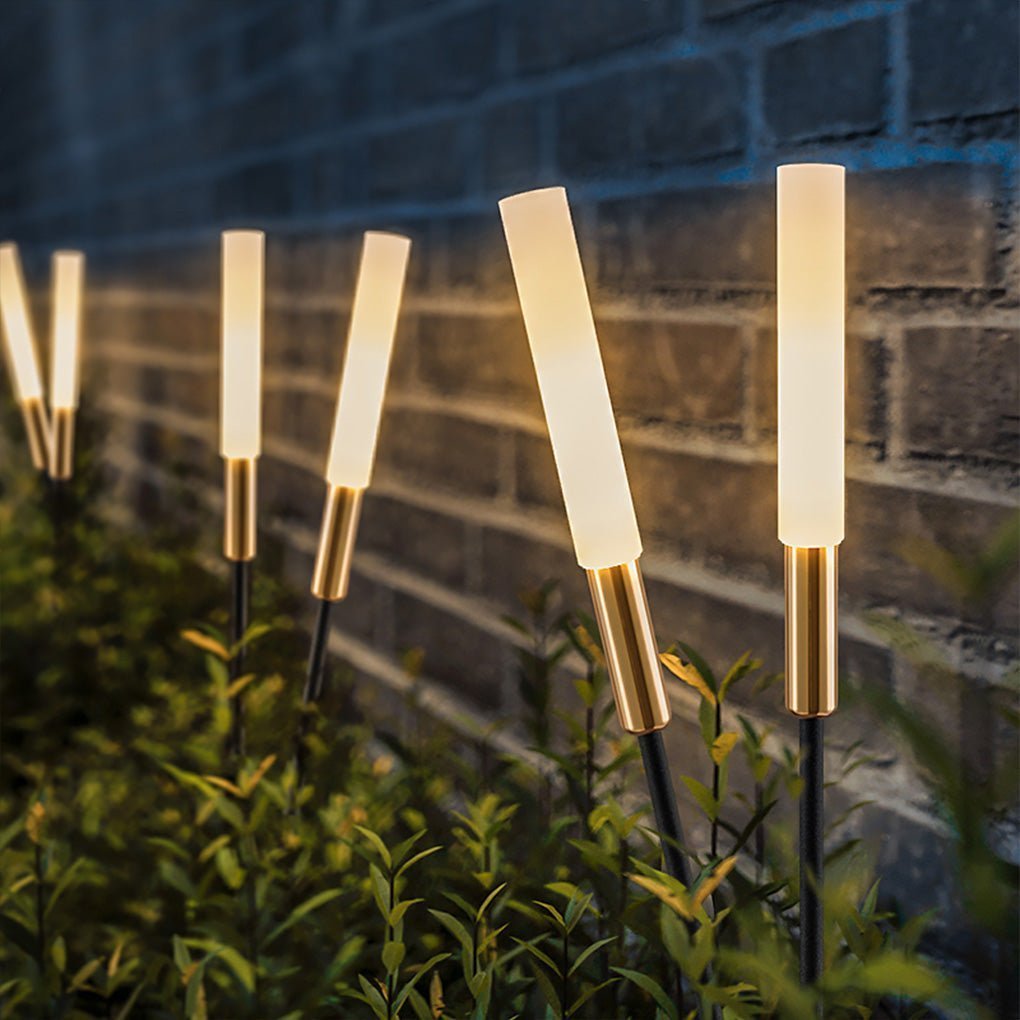 Solvique – Lampada da Giardino Solare a LED Cilindrica Moderna