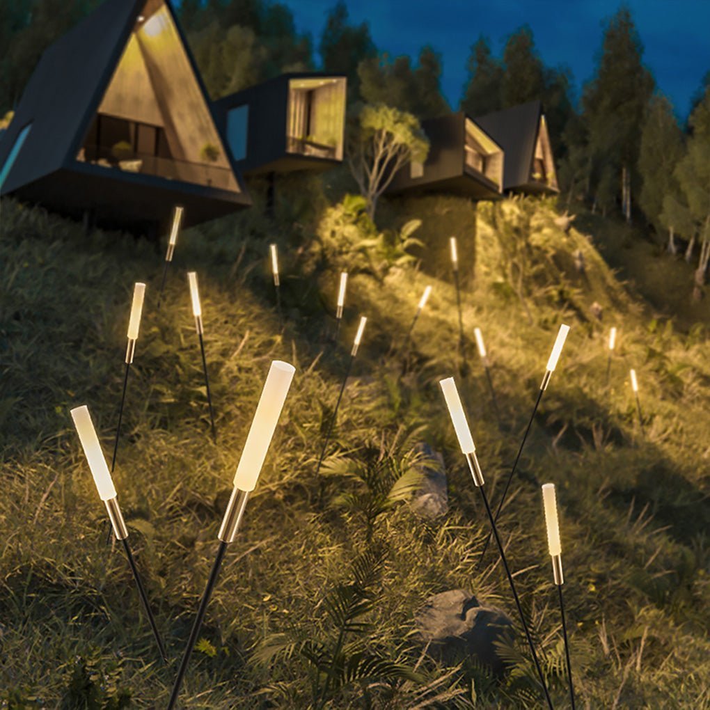 Solvique – Lampada da Giardino Solare a LED Cilindrica Moderna