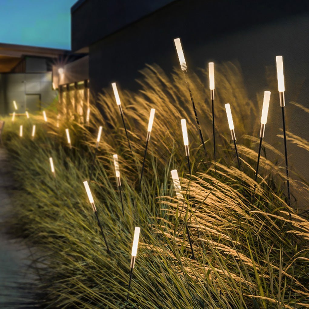 Solvique – Lampada da Giardino Solare a LED Cilindrica Moderna