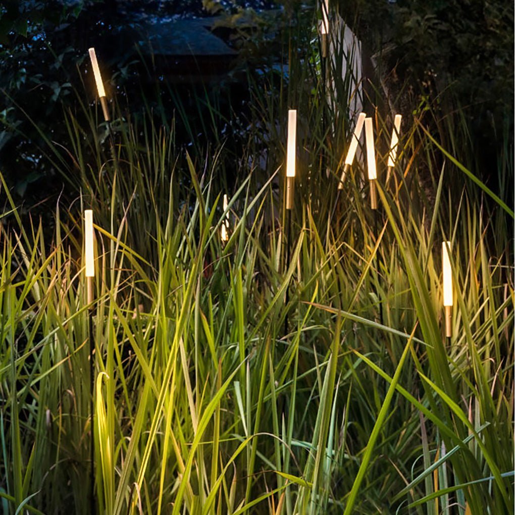 Solvique – Lampada da Giardino Solare a LED Cilindrica Moderna