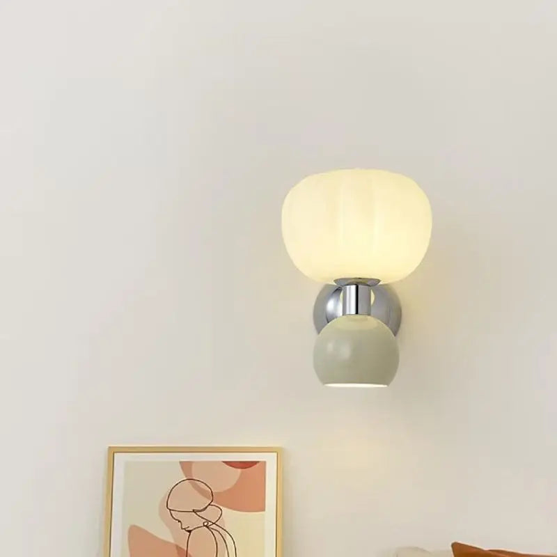 Melorien – Applique murale LED moderne à globe en verre, 2 lampes