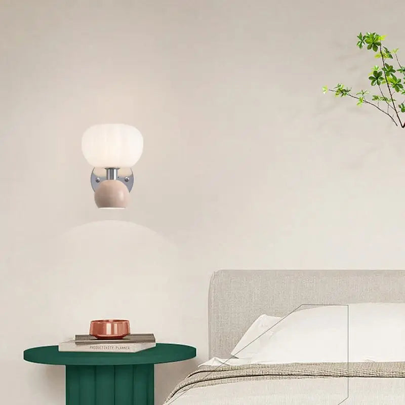 Melorien – Applique murale LED moderne à globe en verre, 2 lampes