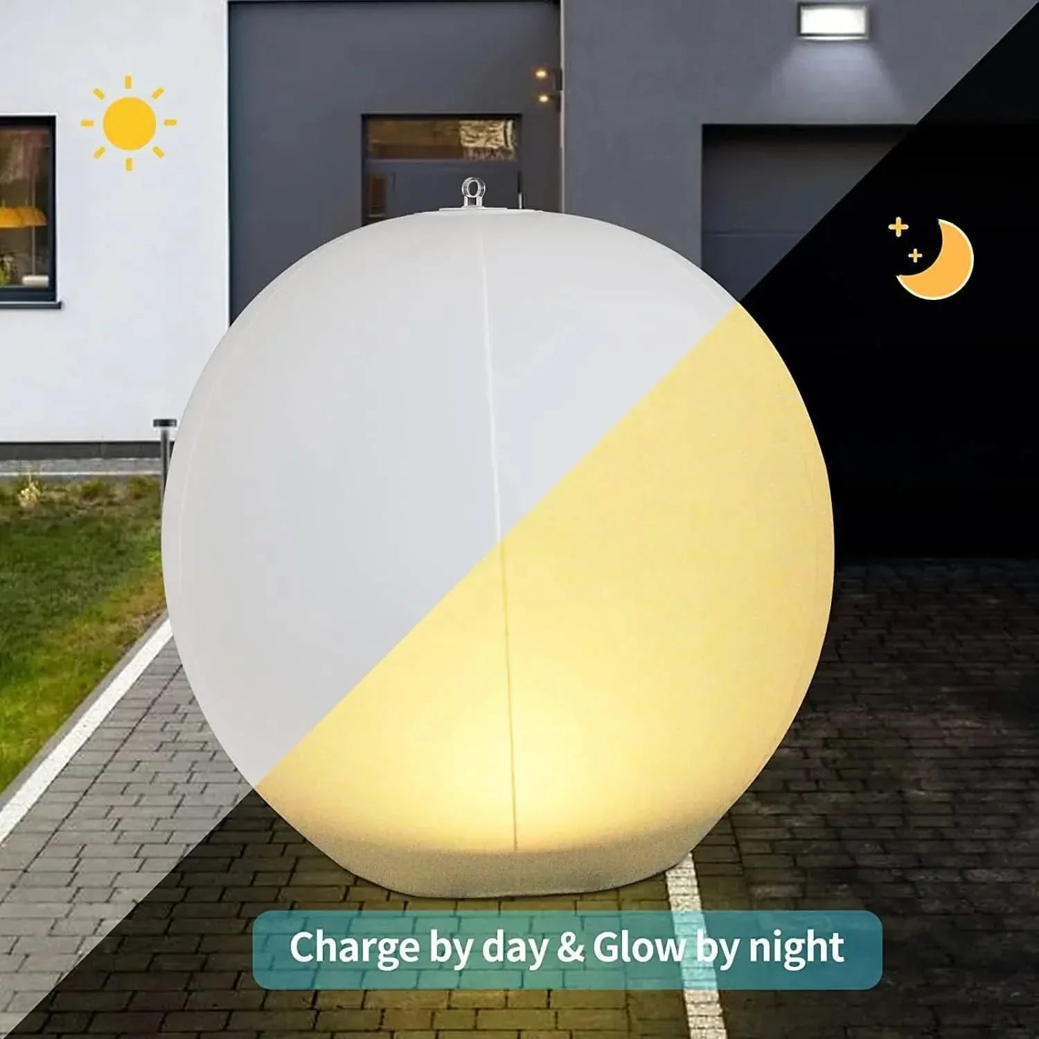 Véra – Globe lumineux flottant solaire à LED