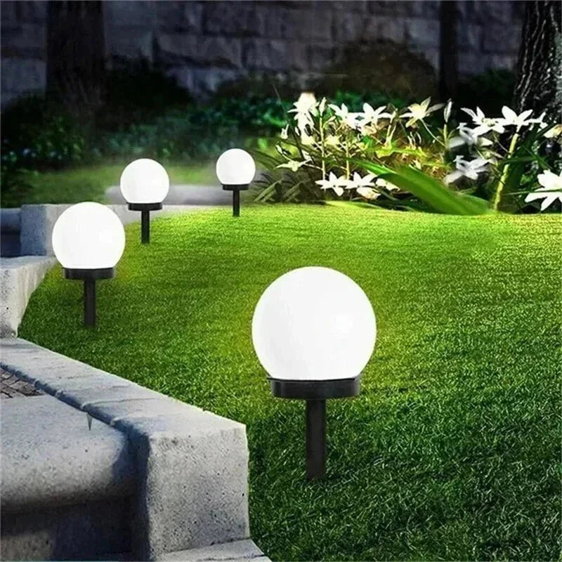 Molviera – Modern Globe napelemes LED kerti szolárlámpa karó