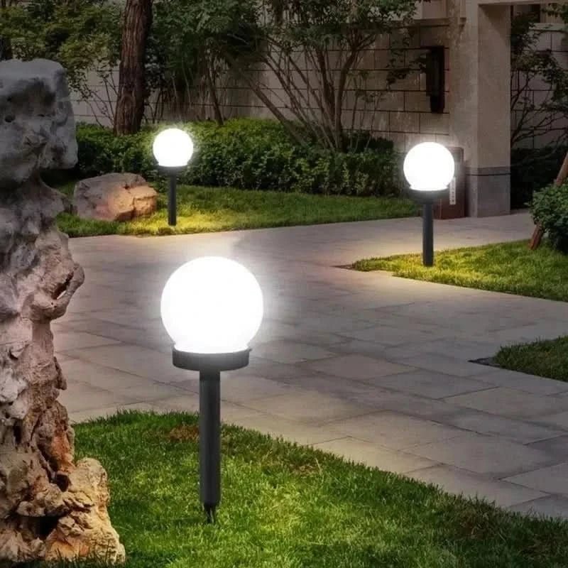 Molviera – Modern Globe napelemes LED kerti szolárlámpa karó