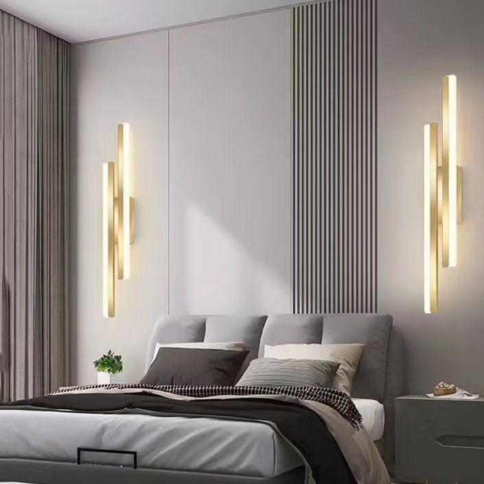 Borien – Applique da parete lineare moderna a LED 2 luci