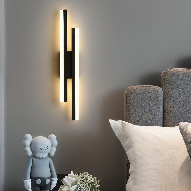 Borien – Applique da parete lineare moderna a LED 2 luci
