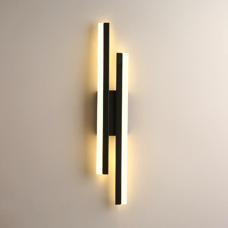 Borien – Applique da parete lineare moderna a LED 2 luci