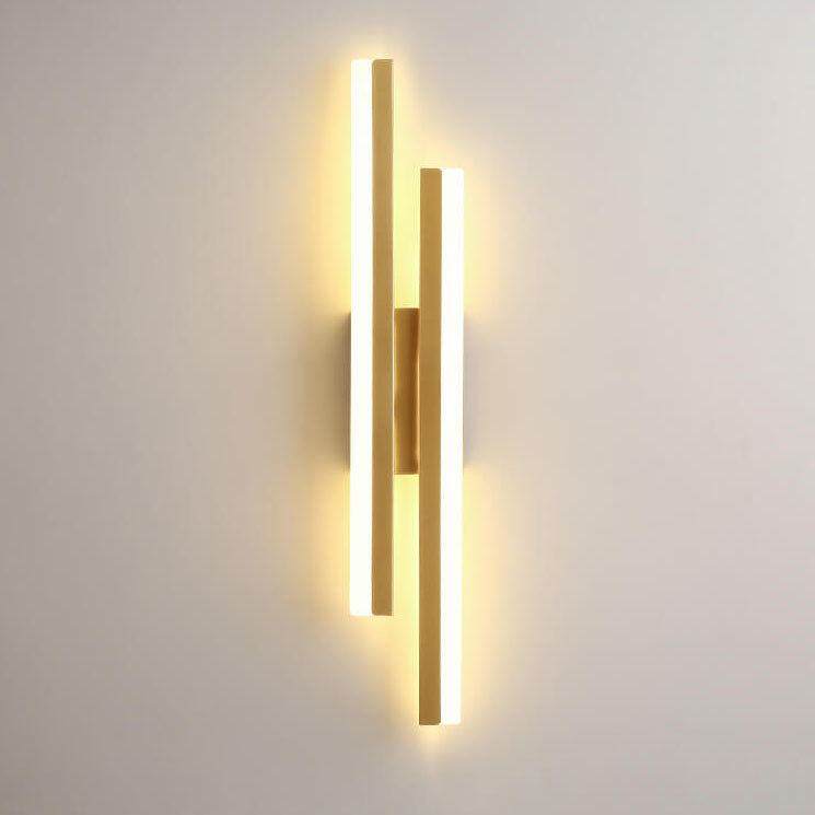 Borien – Applique da parete lineare moderna a LED 2 luci