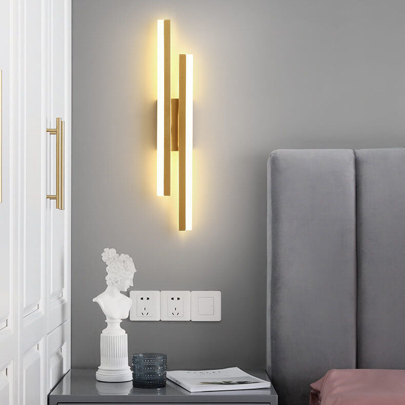 Borien – Applique da parete lineare moderna a LED 2 luci
