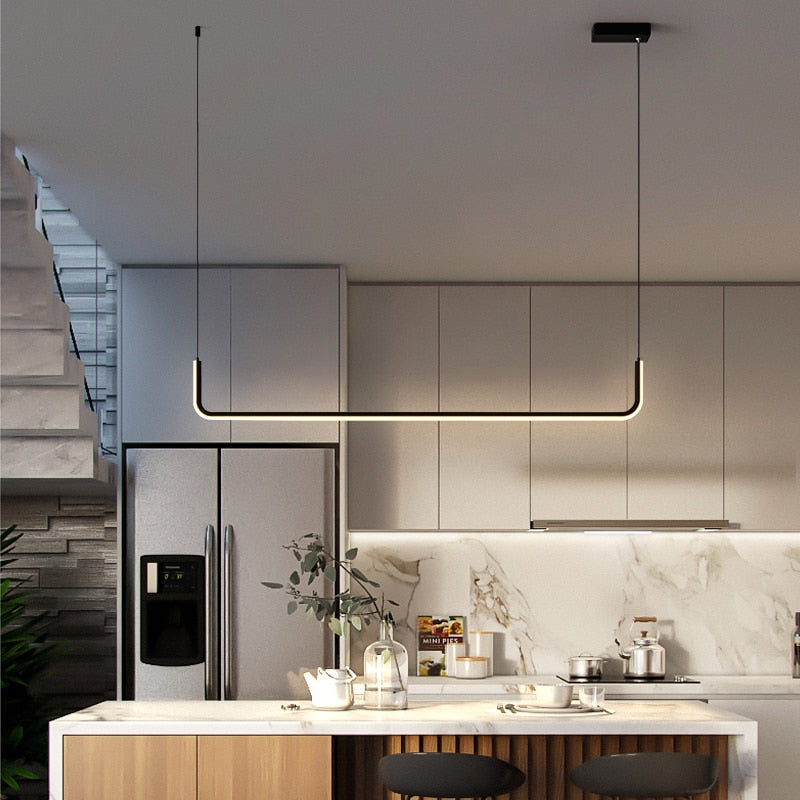 Elysian – Modern LED függeszték arany és fekete színben