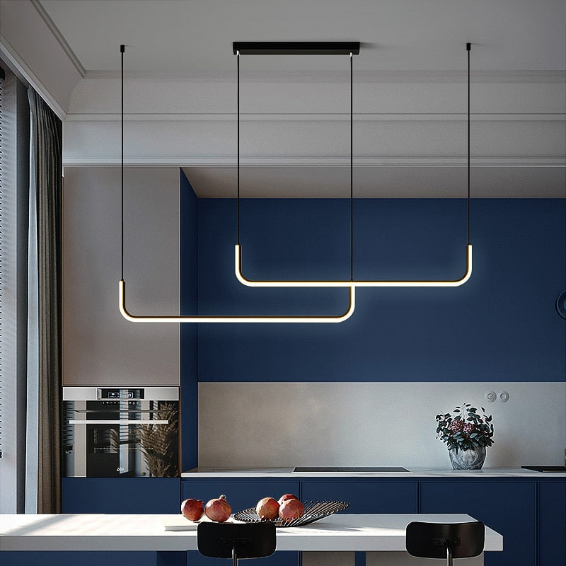 Elysian – Modern LED függeszték arany és fekete színben