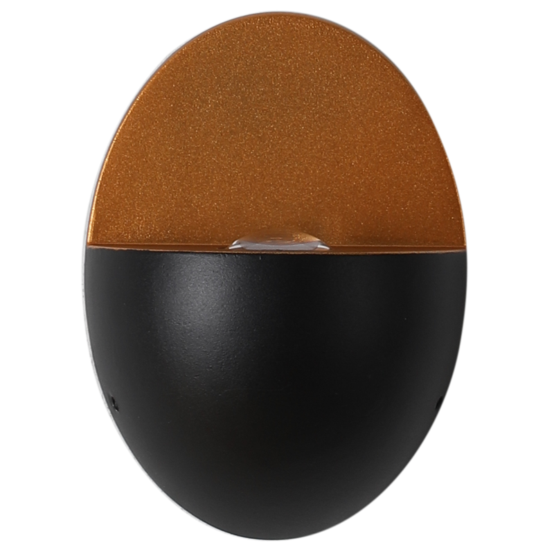 Ovelin – Lámpara de Pared Exterior Ovalada LED Minimalista Luz Individual