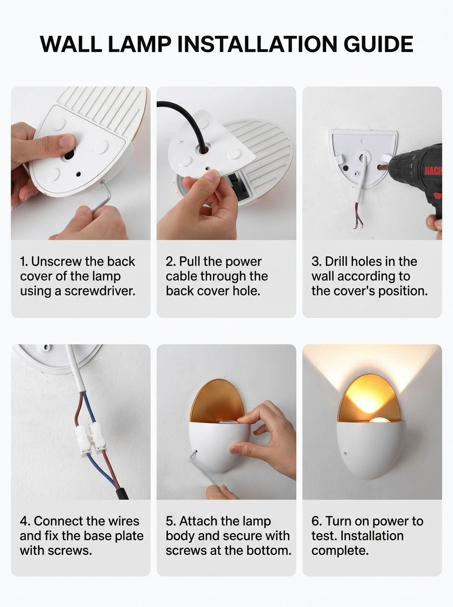 Ovelin – Lámpara de Pared Exterior Ovalada LED Minimalista Luz Individual