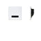 Ronvde – Applique murale encastrée carrée LED moderne et minimaliste 1 lumière
