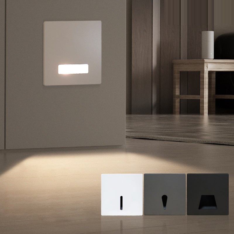 Ronvde – Applique murale encastrée carrée LED moderne et minimaliste 1 lumière