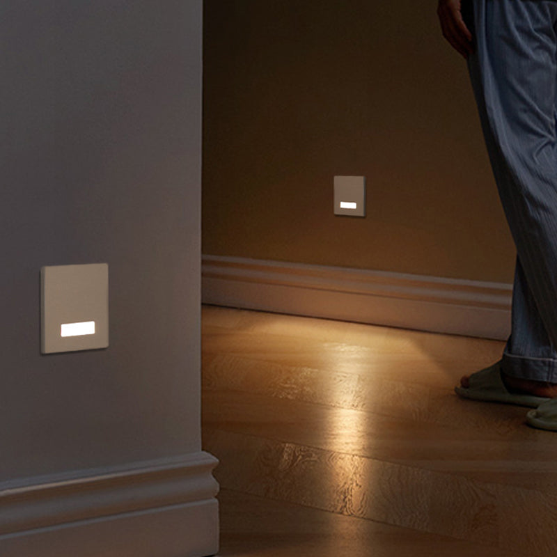 Ronvde – Applique murale encastrée carrée LED moderne et minimaliste 1 lumière