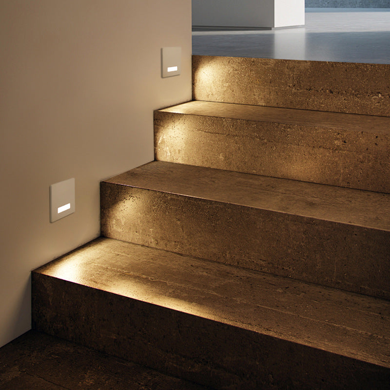 Ronvde – Applique murale encastrée carrée LED moderne et minimaliste 1 lumière