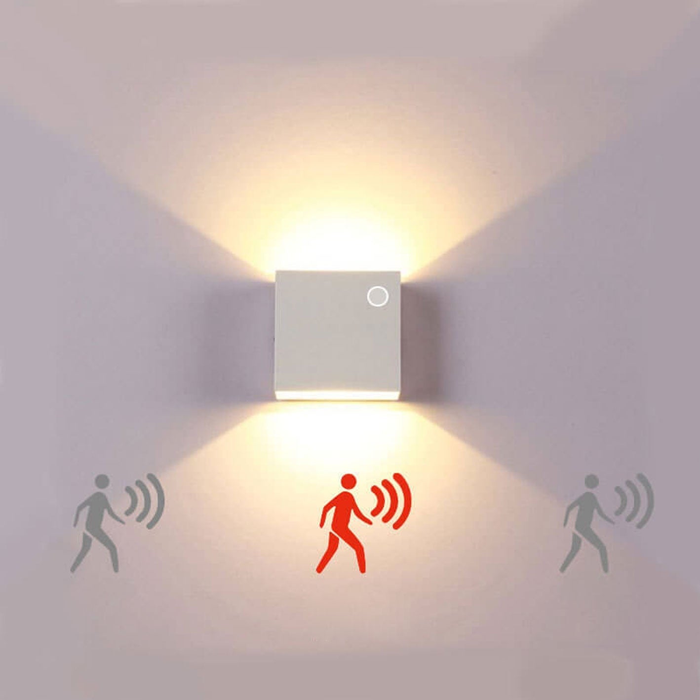 Velorien – Modern minimalista négyzet alakú LED fali lámpa, 1 izzóval