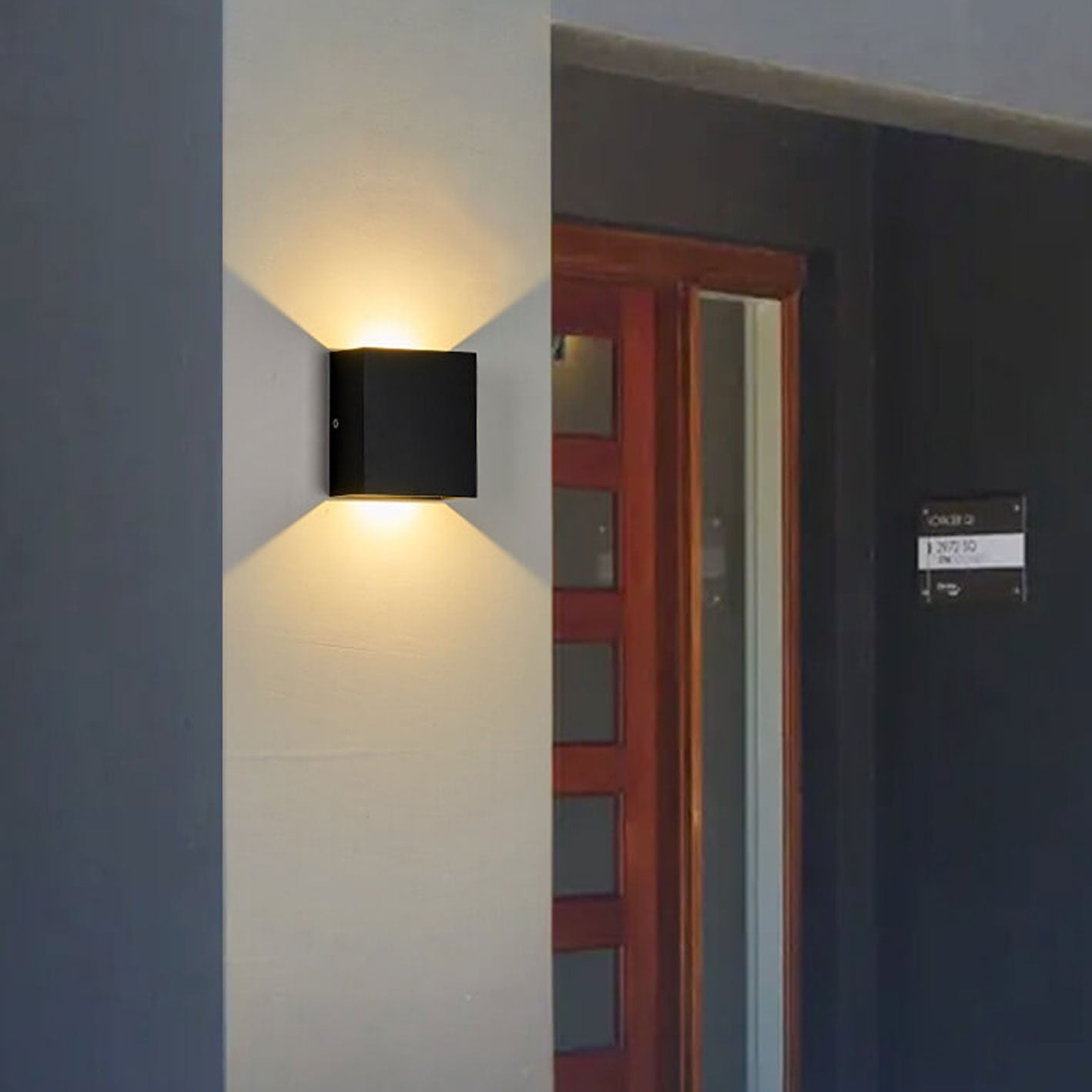 Velorien – Modern minimalista négyzet alakú LED fali lámpa, 1 izzóval